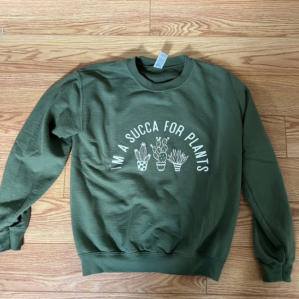 olive green sweater